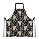 Native Buffalo Pattern Print Apron
