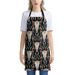 Native Buffalo Pattern Print Apron