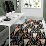 Native Buffalo Pattern Print Area Rug