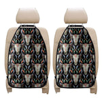 Native Buffalo Pattern Print Car Seat Organizers