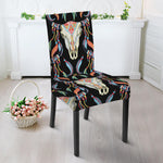 Native Buffalo Pattern Print Dining Chair Slipcover
