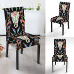 Native Buffalo Pattern Print Dining Chair Slipcover