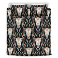 Native Buffalo Pattern Print Duvet Cover Bedding Set