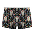 Native Buffalo Pattern Print Men's Boxer Briefs