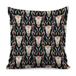 Native Buffalo Pattern Print Pillow Cover