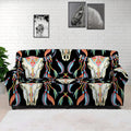 Native Buffalo Pattern Print Sofa Cover