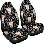 Native Buffalo Pattern Print Universal Fit Car Seat Covers