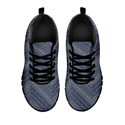 Native Denim Jeans Pattern Print Black Sneakers