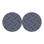 Native Denim Jeans Pattern Print Car Coasters