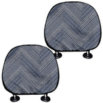Native Denim Jeans Pattern Print Car Headrest Covers