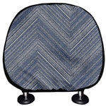 Native Denim Jeans Pattern Print Car Headrest Covers