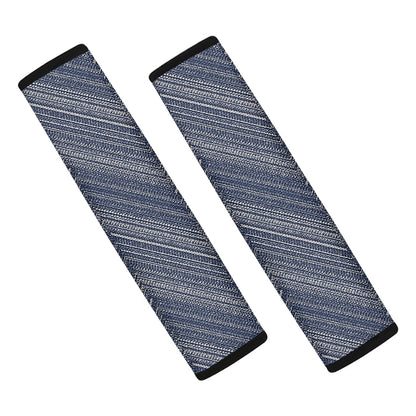 Native Denim Jeans Pattern Print Car Seat Belt Covers