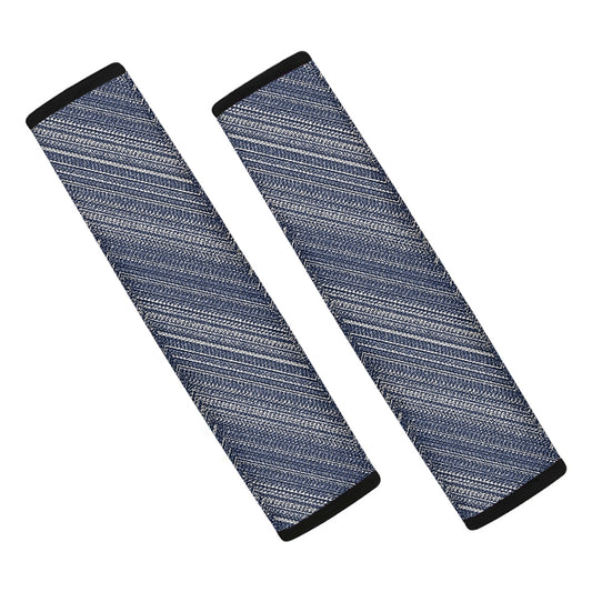 Native Denim Jeans Pattern Print Car Seat Belt Covers