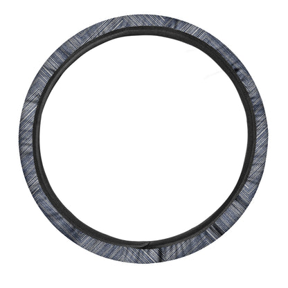 Native Denim Jeans Pattern Print Car Steering Wheel Cover