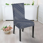 Native Denim Jeans Pattern Print Dining Chair Slipcover