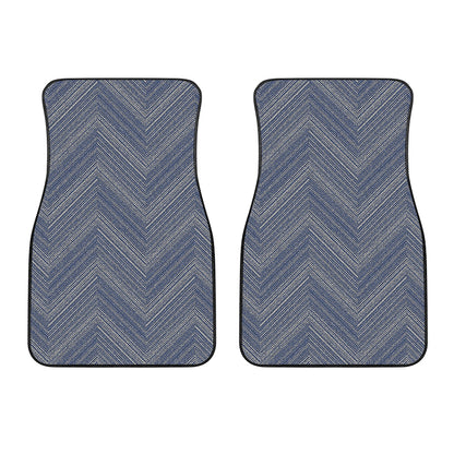 Native Denim Jeans Pattern Print Front Car Floor Mats