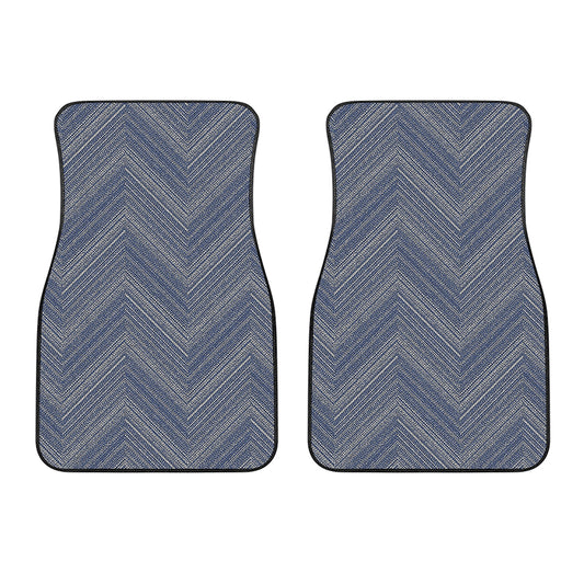 Native Denim Jeans Pattern Print Front Car Floor Mats