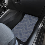 Native Denim Jeans Pattern Print Front Car Floor Mats