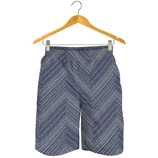 Native Denim Jeans Pattern Print Men's Shorts