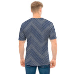 Native Denim Jeans Pattern Print Men's T-Shirt