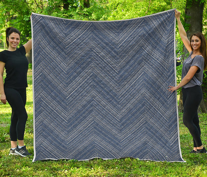 Native Denim Jeans Pattern Print Quilt