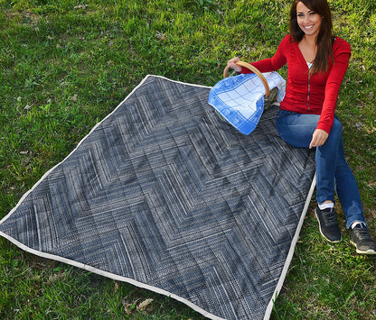 Native Denim Jeans Pattern Print Quilt