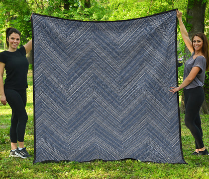 Native Denim Jeans Pattern Print Quilt