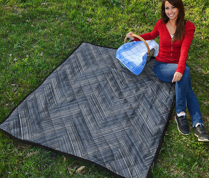 Native Denim Jeans Pattern Print Quilt