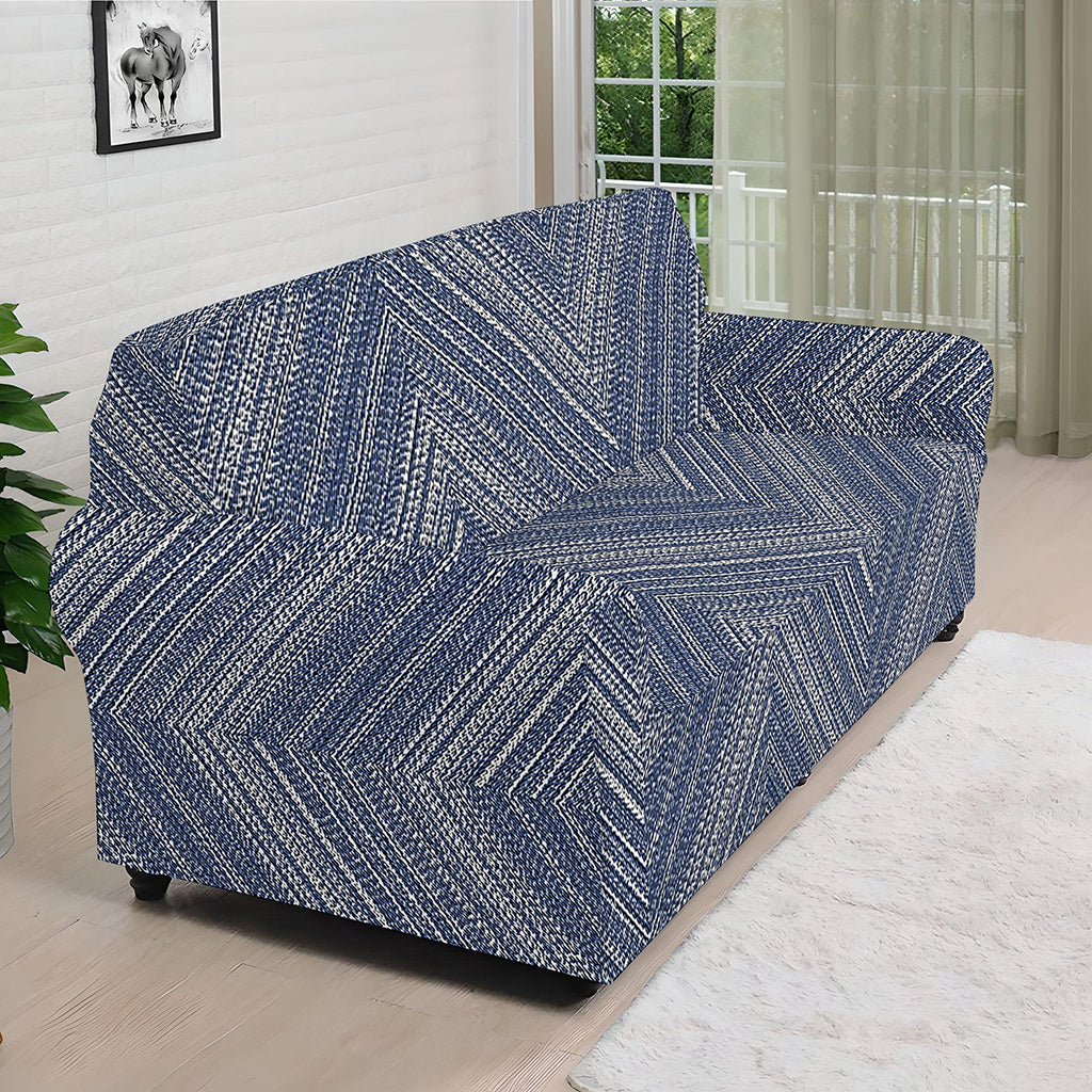 Native Denim Jeans Pattern Print Sofa Cover
