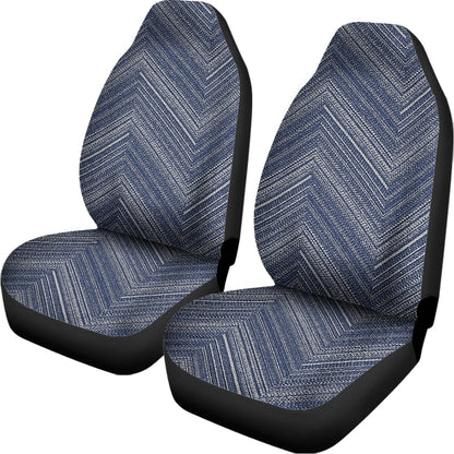 Native Denim Jeans Pattern Print Universal Fit Car Seat Covers