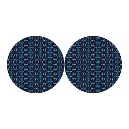 Native Ethnic Pattern Print Car Coasters