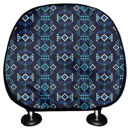 Native Ethnic Pattern Print Car Headrest Covers