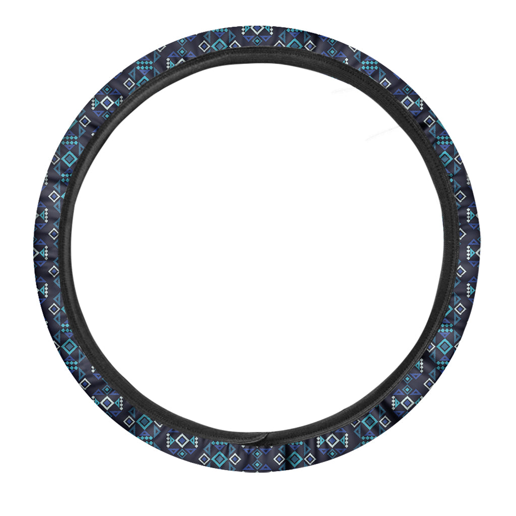 Native Ethnic Pattern Print Car Steering Wheel Cover
