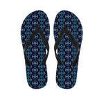 Native Ethnic Pattern Print Flip Flops