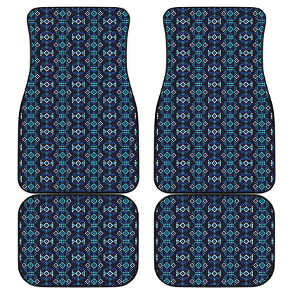 Native Ethnic Pattern Print Front and Back Car Floor Mats
