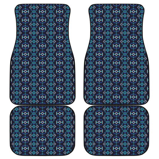 Native Ethnic Pattern Print Front and Back Car Floor Mats
