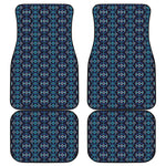 Native Ethnic Pattern Print Front and Back Car Floor Mats