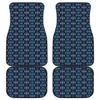 Native Ethnic Pattern Print Front and Back Car Floor Mats