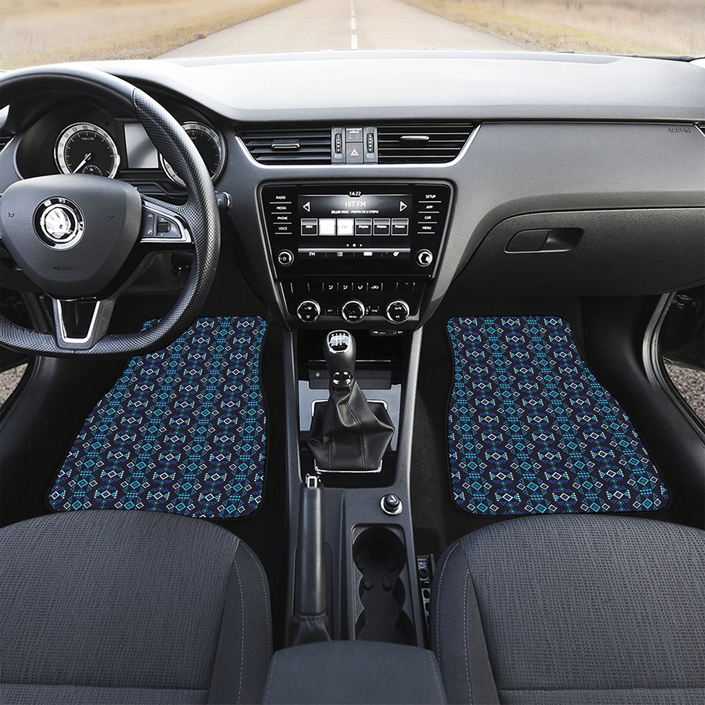 Native Ethnic Pattern Print Front and Back Car Floor Mats