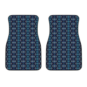 Native Ethnic Pattern Print Front Car Floor Mats