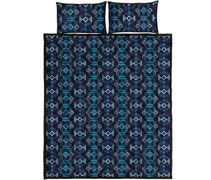 Native Ethnic Pattern Print Quilt Bed Set