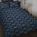 Native Ethnic Pattern Print Quilt Bed Set