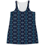 Native Ethnic Pattern Print Women's Racerback Tank Top