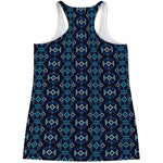 Native Ethnic Pattern Print Women's Racerback Tank Top