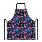 Native Feather Pattern Print Apron