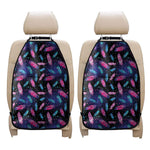 Native Feather Pattern Print Car Seat Organizers