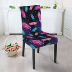 Native Feather Pattern Print Dining Chair Slipcover