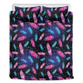 Native Feather Pattern Print Duvet Cover Bedding Set