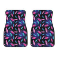 Native Feather Pattern Print Front Car Floor Mats