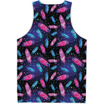 Native Feather Pattern Print Men's Tank Top